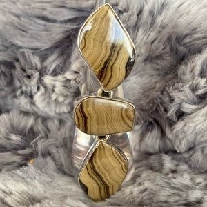 Imperial Jasper sterling silver ring